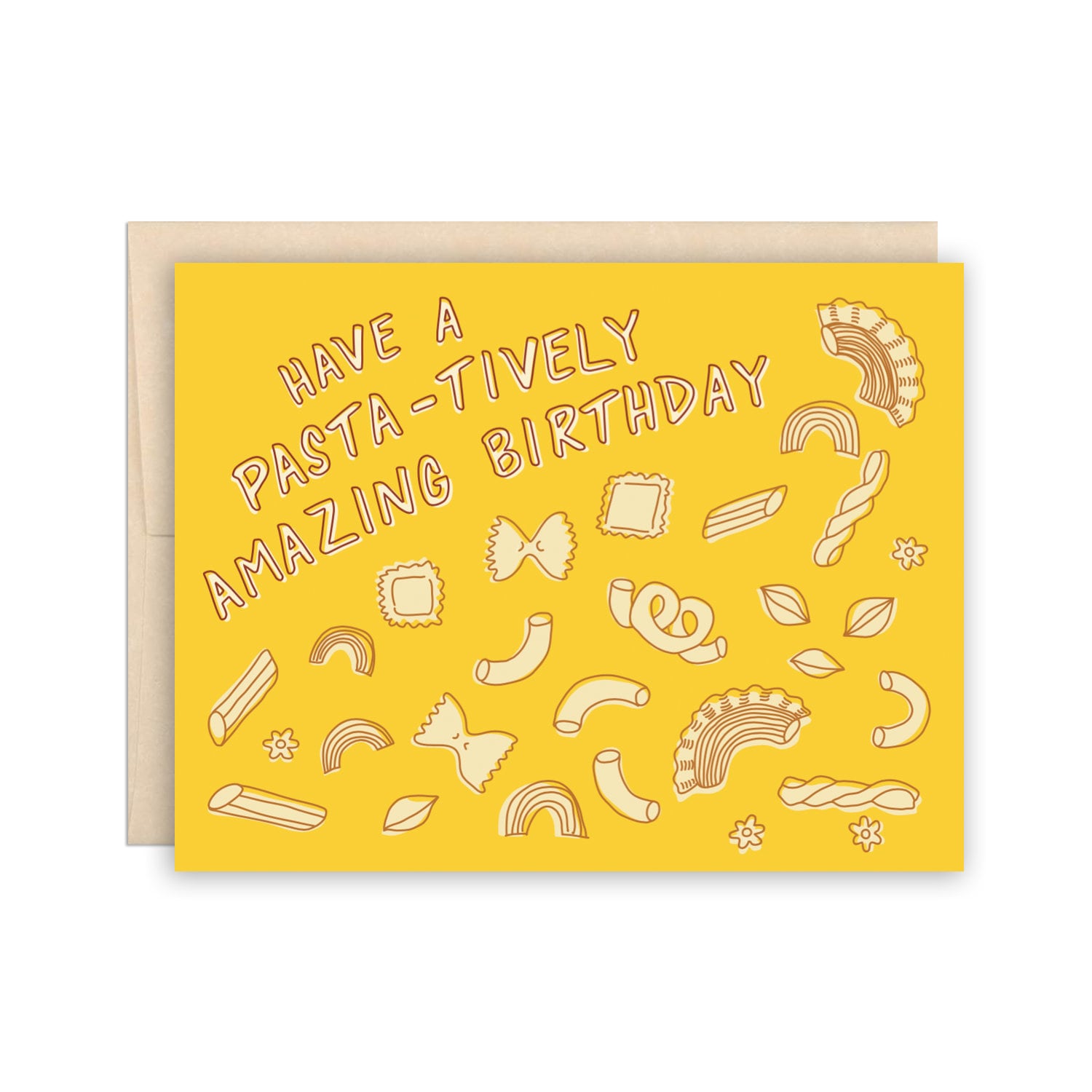 Funny Pasta Birthday Card Pasta Shapes Birthday Card Pasta Etsy