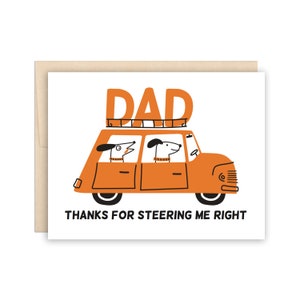 Lustige Vatertags-Hundekarte, alles Gute zum Vatertag, Lustige Karte für Papa, Geburtstagskarte für Papa, Karte für Vater, Danke Papa, Papa Geburtstagskarte