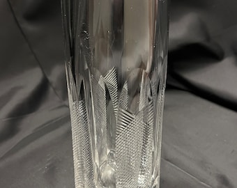 Ceskci Bohemian (Czeck) Lead Crystal 9.5" Vase - Contemporary MCM