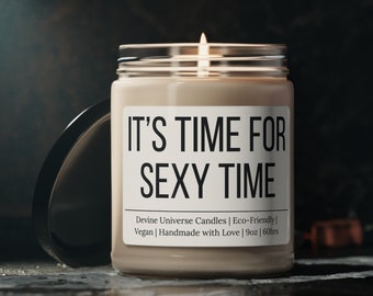 Candle Funny Quote Sexy Time Gift