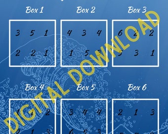 Rolling Waves Mystery Savings Scratch Off Savings Challenge