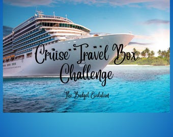 Cruise Travel Box Savings Challenge All Income Levels Low Med High in One Challenge A6