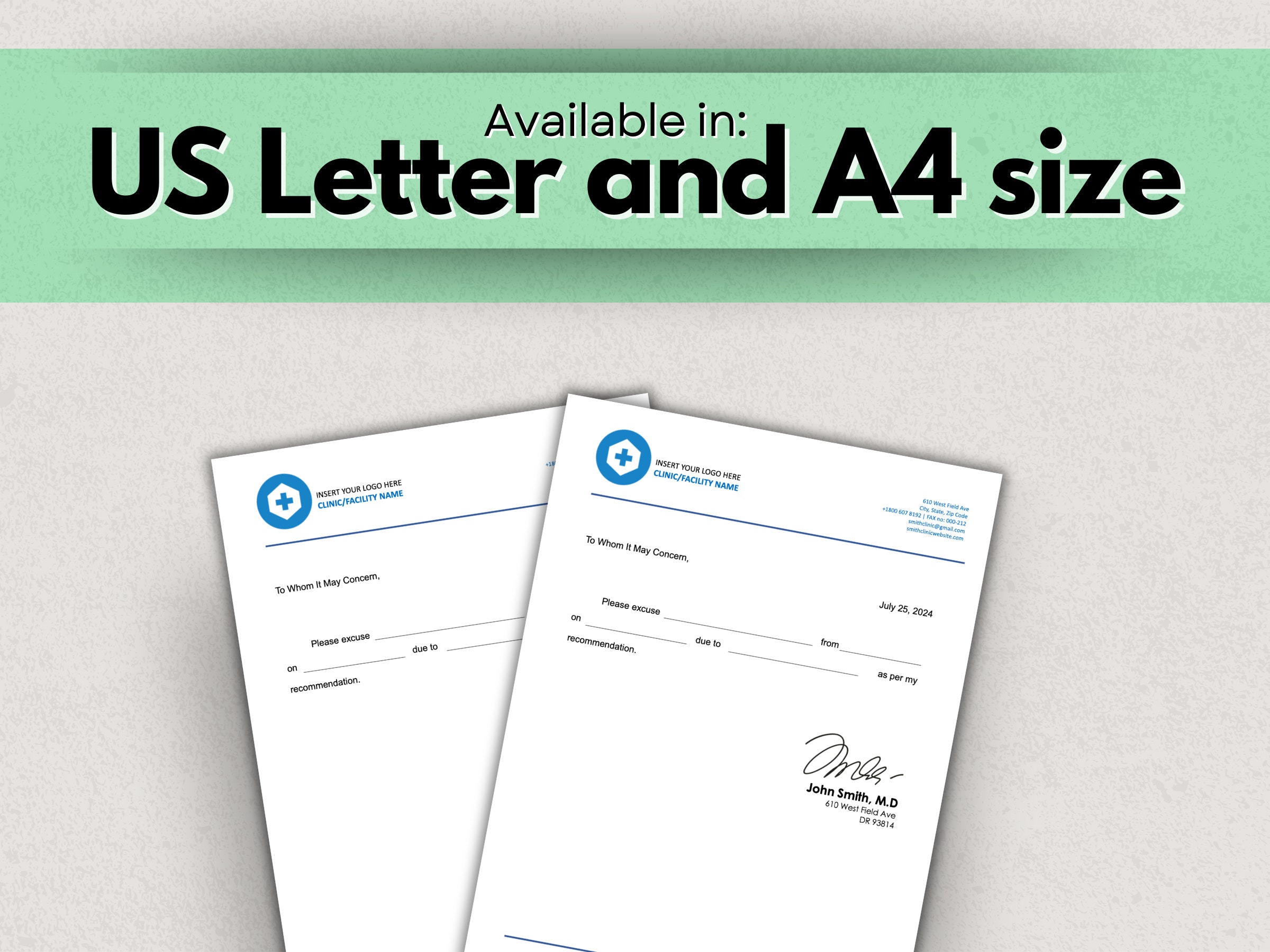 Editable Doctor Note Medical Doctor Excuse Note, Dr Note for Work Editable Doctor Note Medical Doctor Excuse Note, Dr Note for Work