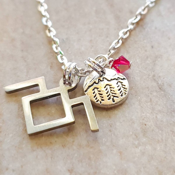 Twin Peaks Inspired Charm Necklace | Owl Cave & Glastonbury Grove