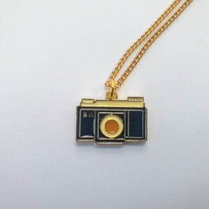 Shutterbug Retro Camera Charm Necklace. image 2