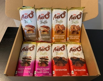 Aero Truffle Schokolade 8er Set (4 verschiedene Geschmacksrichtungen)