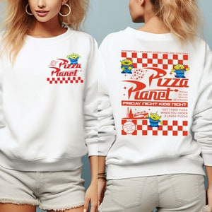 Maglietta Pizza Planet, Maglietta Disney Alien, Maglietta Toy Story Pizza Lover, Maglietta Disney Family Trip, Vacanza a Disneyworld, Maglietta Disney Magic Kingdom