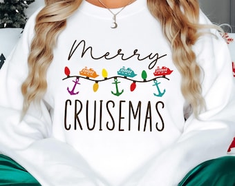 Merry Cruisemas Shirt, Family Christmas Cruise Shirts, Christmas Holiday Trip, Matching Christmas Cruise Shirt, Christmas Lights Tee