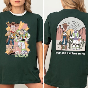 Toy Story Woody und Buzz Shirt, Disney Sie haben einen Freund in mir Shirt, Sheriff Woody Shirt, Buzz Lightjahre Shirt, Vintage Toy Story Shirt