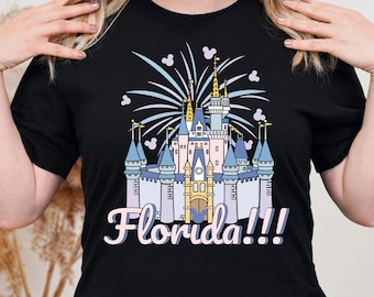 Disney Florida Schloss Shirt, Disneyland magische Zeit Shirt, Disney Urlaub Shirt, Disneyworld Park Reise Shirt, Disney Familie passende Shirt