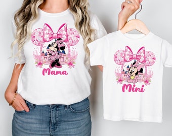 Minnie Mama Mini Shirt, Disney Mom and Me Shirt, Disney Mama Shirt, Minnie Shirt, Mom and Daughter Shirt, Disney Family Trip Tee