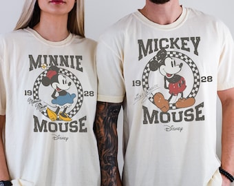 Retro Mickey  Shirt, Vintage Minnie Shirt, Disney Vacation Shirt, Disneyland Mickey Shirt, Magic Kingdom Tee, Classic Mickey Tee