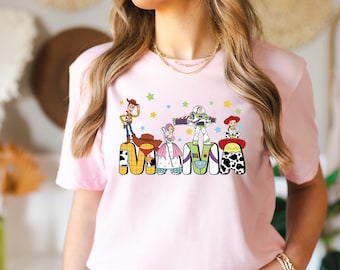 Toy Story mamma-tröja, Disney mamma-tröja, Pixar Toy Story-tröja, mors dag-tröja, Disneyland-resa-tröja, Disney familjetröjor