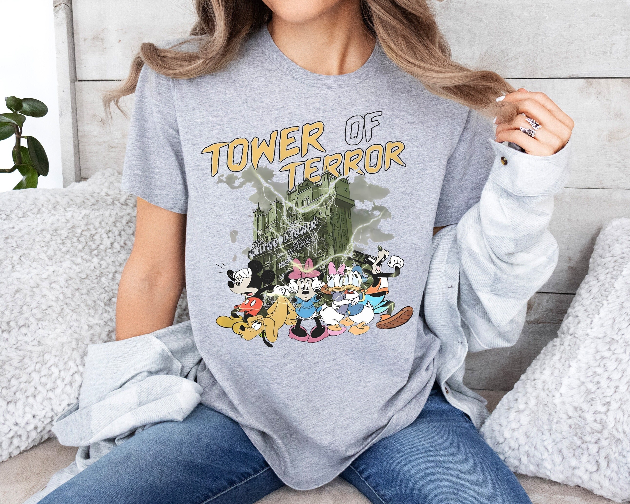 Disney Hollywood Tower Shirt, Mickey Freunde Turm des Schreckens Shirt, Disneyland Urlaub Shirt, Disneyworld Shirt, Disney Familien Reise Shirt