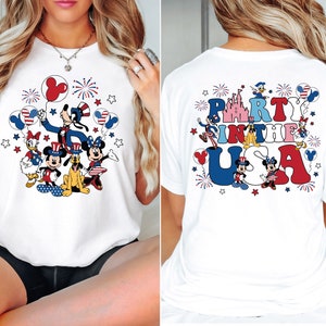 Koszulka Party in the USA, Koszulka Mickey & Friends USA, Koszulka Disney Patriotic, Koszulka Magical Independence Day, Koszulka Disney 4th of July