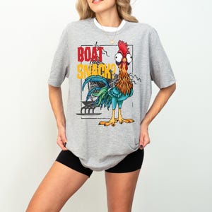 Boat Snack Hei Hei Shirt, Disney Snacks Sweatshirt, Hei Hei Kids Tee, Moana Chicken Tee, Disneyland Snacking Shirt, I'm Here For The Snacks