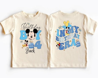 Mickey Birthday Boy Shirt, Disney In My Birthday Era Shirt, Custom Birthday Boy Shirt, Birthday Family Vacation Tee, Mickey Party Tee