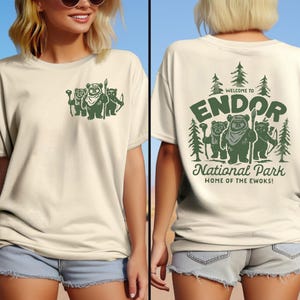 Disney Endor Shirt, Star Wars Planet Shirt, Ewok Shirt, Galaxy&#39;s Edge Shirt, Endor Park Shirt, Disneyland Park Shirt, Family Vacation Shirt