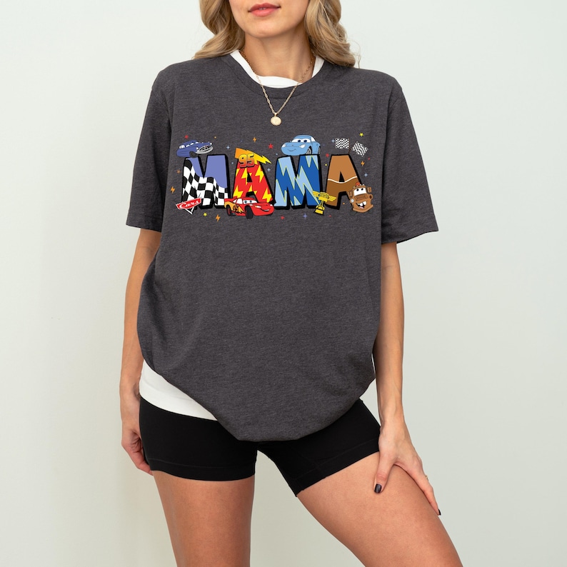 Cars Mama Shirt, Disney Pixar Cars Mama Sweatshirt, McQueen Mater Mom Sweater, Sally Mommy Tee, Disneyland Mother's Day Trip Hoodie