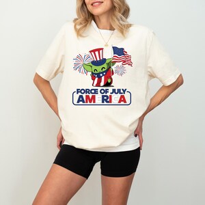 Baby Yoda Force Of July America Shirt, Yoda American Flag Shirt, Star Wars Fourth Of July Sweatshirt, Independence Day Freedom Shirt
