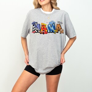 Cars Mama Shirt, Disney Pixar Cars Mama Sweatshirt, McQueen Mater Mom Sweater, Sally Mommy Tee, Disneyland Mother's Day Trip Hoodie