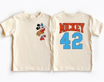 Disney Mickey Baseball Shirt, Kids Baseball Shirt, Toddler Baseball Shirt, Matching Family Shirt, Custom Disney Sports Shirt, Baseball Tee