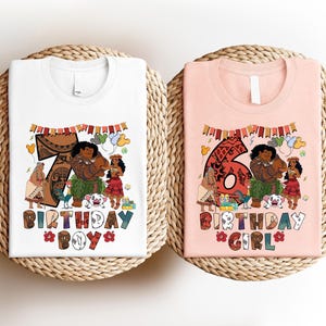Maui Birthday Boy & Girl Shirt, Disney Maui Birthday Shirt, Princess Moana Birthday Girl Tee, Maui Birthday Boy Tee, Disneyland Family Party