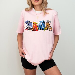 Cars Mama Shirt, Disney Pixar Cars Mama Sweatshirt, McQueen Mater Mom Sweater, Sally Mommy Tee, Disneyland Mother's Day Trip Hoodie