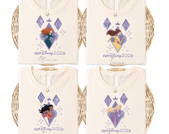 Custom Run Disney Shirt, Princess Half Marathon Weekend 2026 Sweatshirt, Merida Moana Belle Running Tee, Every Mile Is Magic Sweater