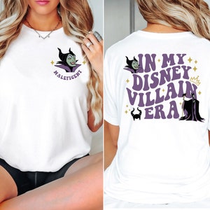 In My Disney Villain Era Shirt, Maleficent Shirt, Evil Queen Shirt, Disney Villains Shirt, Evil Friends T-Shirt, Bad Witches Shirt