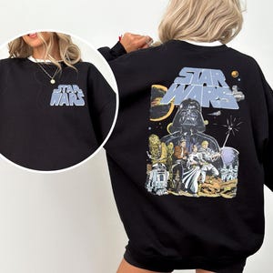 Star Wars Sweatshirt, Darth Wader & Rebels Sweater, Galaxy&#39;s Edge Princess Leia Shirt, Chewbacca And Han Solo Sweatshirt