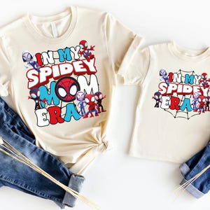 In meinem Spidey Mom Era Shirt, Disney Spider Mama T-Shirt, Spinnen Mama Shirt, lustiges Muttertags Shirt, Spinnen Frauen T-Shirt