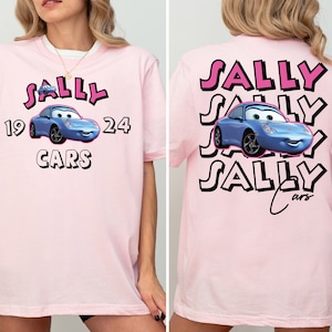 Disney Sally Cars Shirt, McQueen Cars Shirt, Cars Land Piston Cup Tee, Disneyland Vacation T-Shirt, Disney Girl Shirt, Disney Car Race Shirt