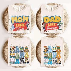 Toy Story Mom & Dad Life Shirt, Disney Family Matching Shirt, Disneyland Vacation Shirt, Toy Story Mom Life Shirt, Disney Dad Life Tee