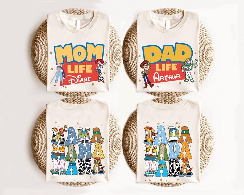 Toy Story Mom & Dad Life Shirt, Disney Family Matching Shirt, Disneyland Vacation Shirt, Toy Story Mom Life Shirt, Disney Dad Life Tee