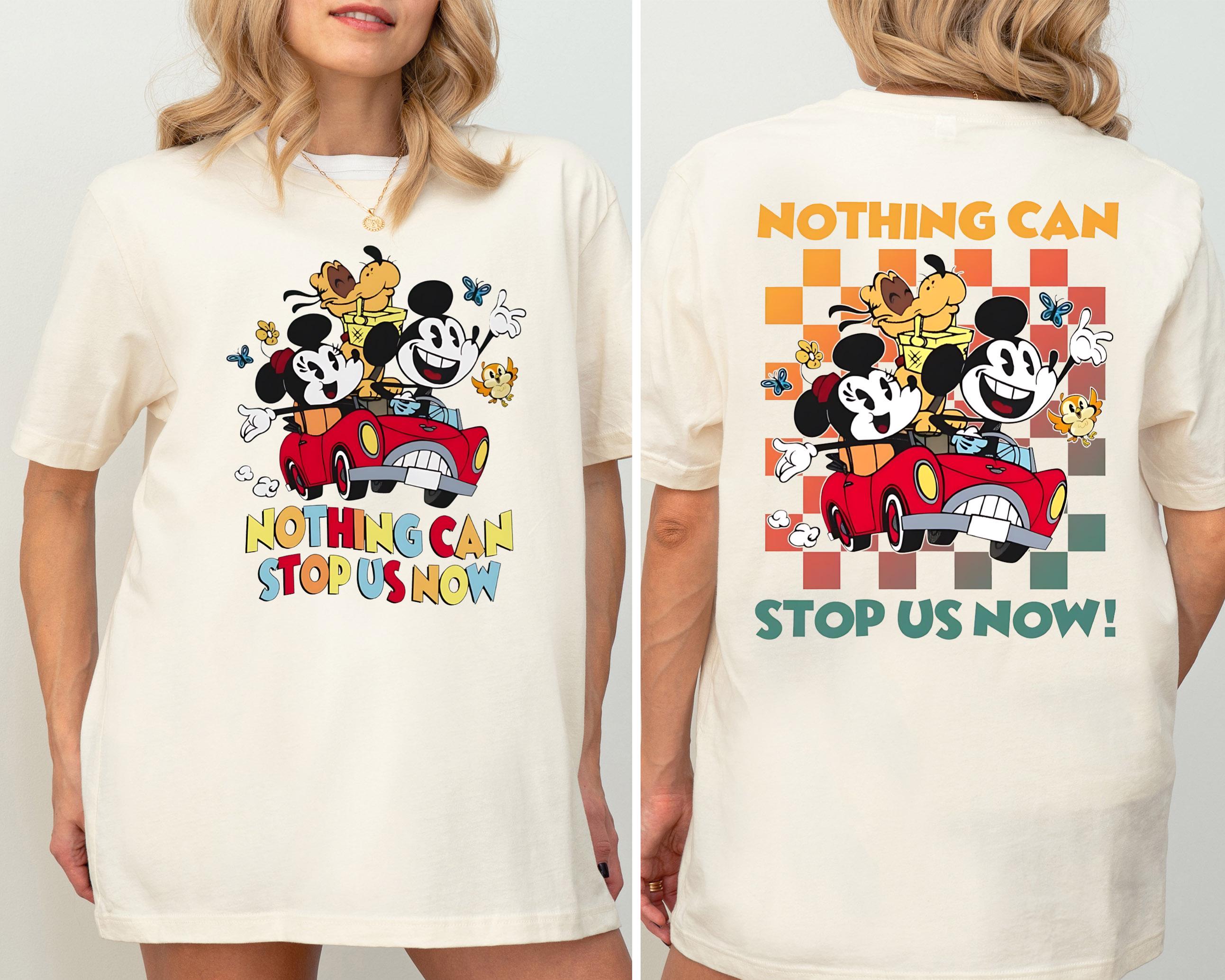 Nothing Can Stop Us Now Shirt, Disney Mickey & Minnie's Trip Shirt, Mickey Friends Vacation Shirt, Disneyland Family Matching Sweatshirt