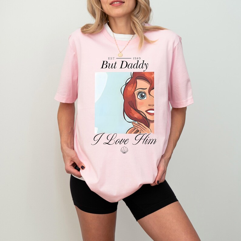 Disney The Little Mermaid Shirt, But Daddy I Love Him Shirt, Mermaid Est 1989 Sweatshirt, Princess Ariel Sweater, Valentines Ariel Hoodie