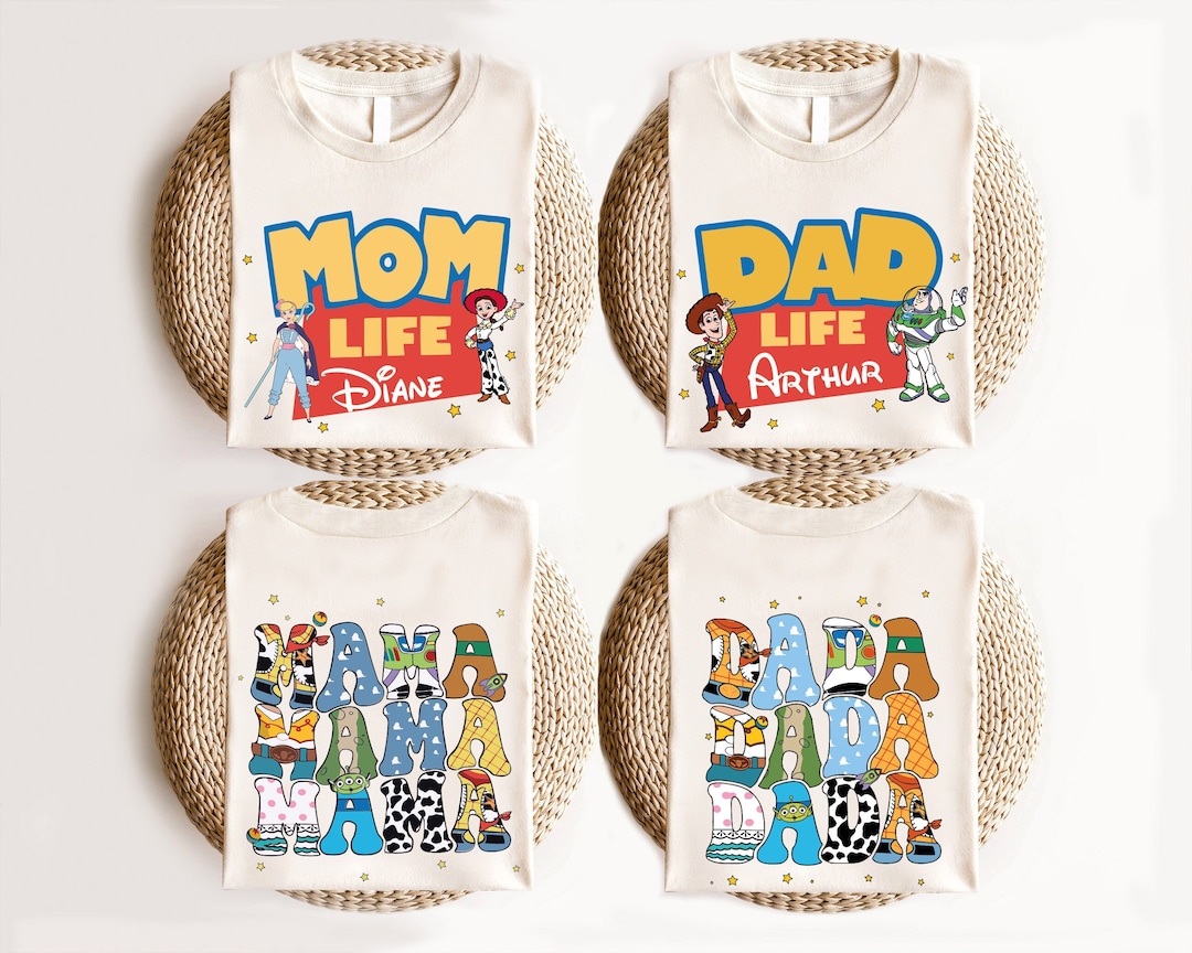 Toy Story Mom & Dad Life Shirt, Disney Family Matching Shirt ...