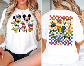 Mickey and Friends LGBT Shirt, Disney Pride Month Shirt, WDW Gay Shirt, Disneyland Rainbow Shirt, Lesbian Gay Shirt, Equal Rights Shirt