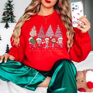 Toy Story Merry Christmas Shirt, Disney Pink Toy Story Xmas Sweatshirt, Pixar Xmas T-Shirt, Woody & Buzz Christmas Tee, Disneyland Party