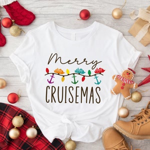 Merry Cruisemas Shirt, Family Christmas Cruise Shirts, Christmas Holiday Trip, Matching Christmas Cruise Shirt, Christmas Lights Tee