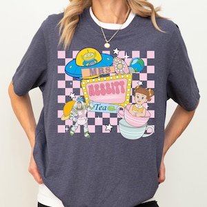 Mrs. Nesbitt&#39;s Tea House Shirt, Disney Toy Story Shirt, Toy Story Tea House Shirt, Infinity And Beyond 1993 Shirt, Buzz And Alien Trip Tee