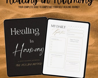 Healing In Harmony: 31-Tage-Journal für heilende Mütter, Affirmations-Tagebuch, tägliche Vorlage, Stimmungstagebuch