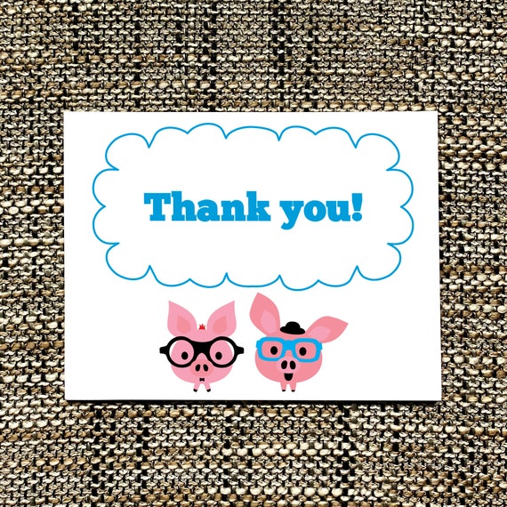 Print at Home thank You Card / Printable Card / Etsy