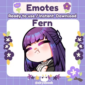 Fern, Frieren p2u Twitch / Discord Emotes