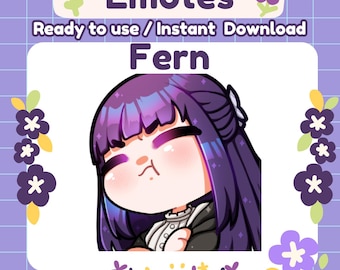 Fern, Frieren p2u Twitch / Discord Emotes