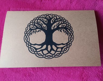 Tree of Life cards with envelopes set of 10 blank inside