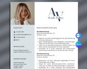Moderne Bewerbungsvorlage Word Lebenslauf Vorlage Deutsch Bewerbung Vorlage Bewerbungsvorlagen Deutsch CV Vorlage Word Application template