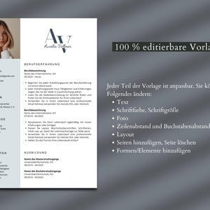 all inclusive lebenslauf vorlage canva und word