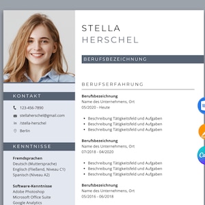 Lebenslauf Vorlage Deutsch Word Pages Bewerbungsvorlage Moderne Bewerbung Applikationsvorlage Canva Tabellarischer Cv Anschreiben